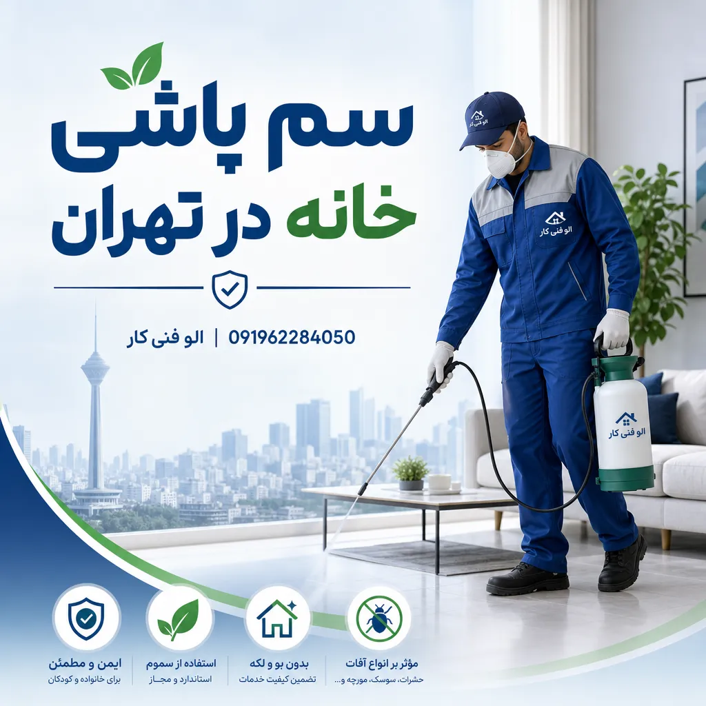 سم پاشی منزل در تهران